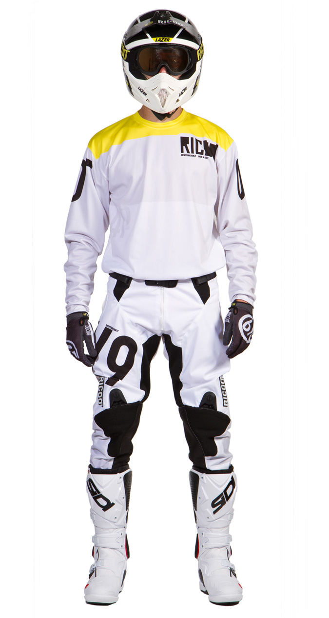 white motocross gear